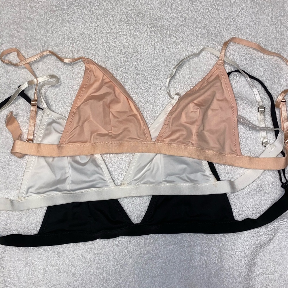 3 Piece Bundle Triangle Bralette